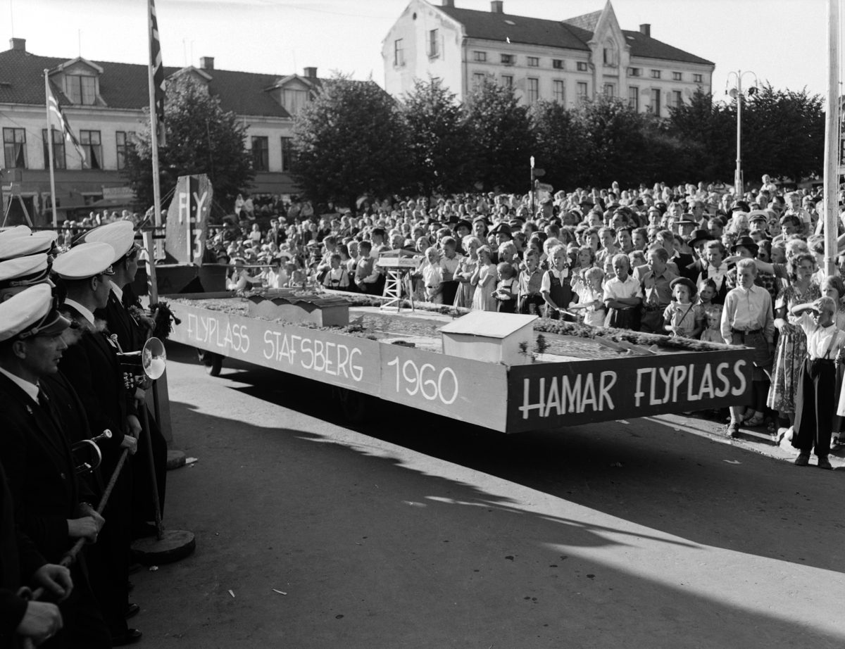 Hamardagen 1946. Opptog, Stortorget, "Hamar Flyplass  Stafsberg 1960"