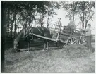 Munktorp sn, Köping kn, prästgården.
Häst med kärra. 1902.