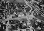 Flygfoto över Sävsjö i Jönköpings län. Nr: 448/1957