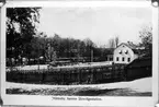 Persontåg på Nättraby hamns Järnvägsstation.