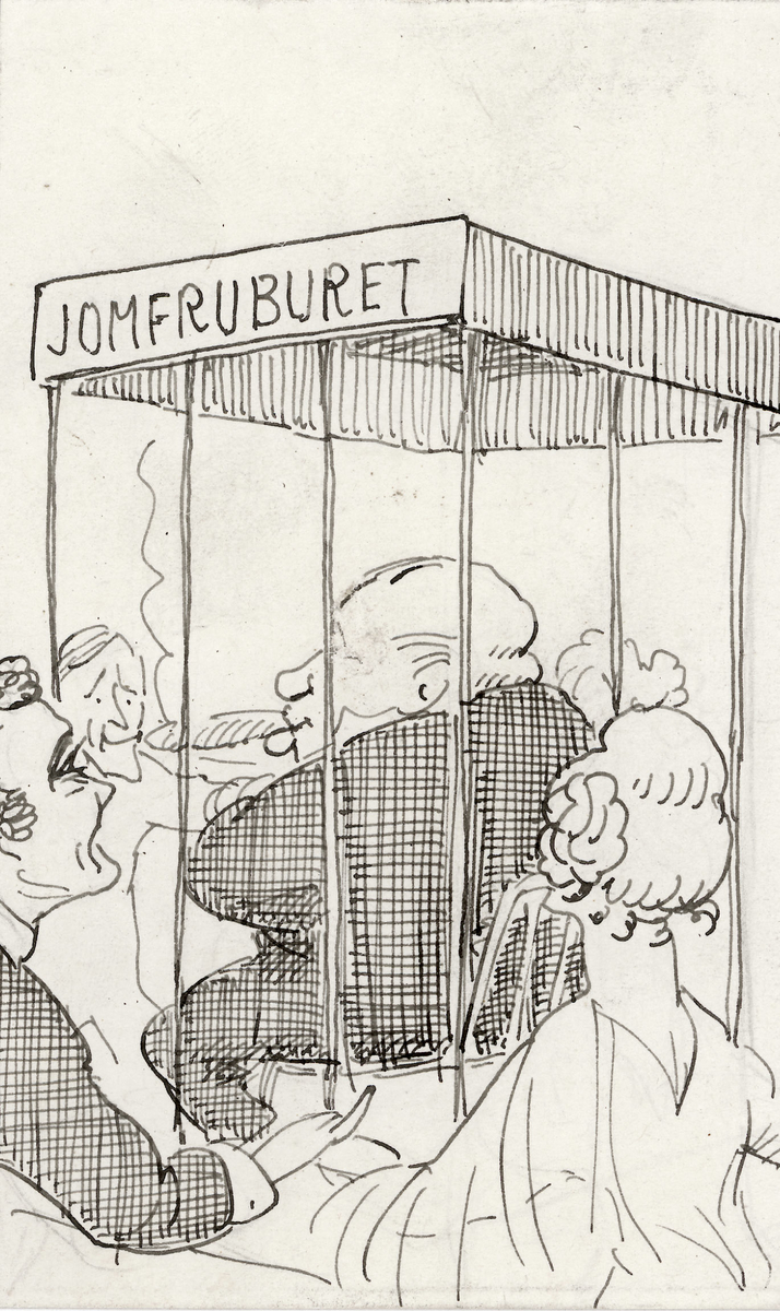 karikatur, mann, episode