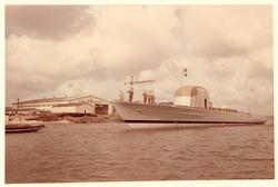 Tl09 Antares sjösättes vid Lürssenwerft Bremen.