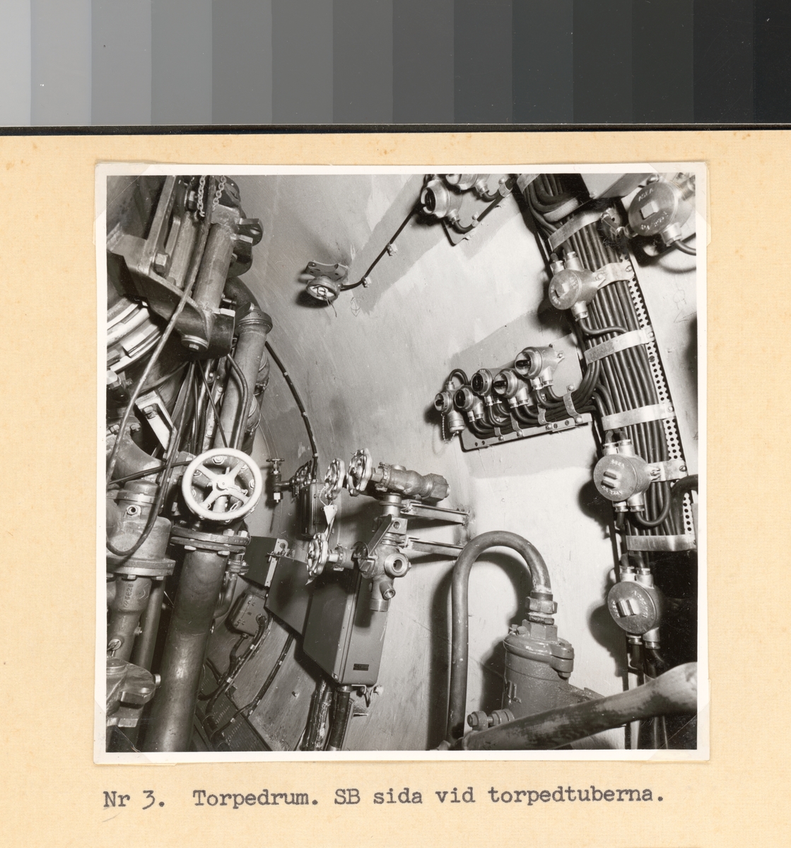 Torpedrum. SB sida vid torpedtuberna.