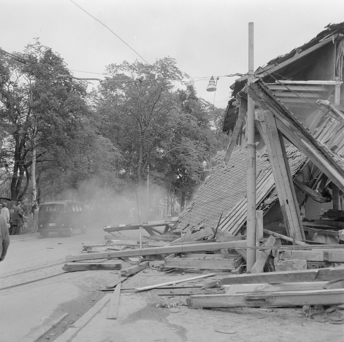 Fra rivingen av Hjorten Tivoli