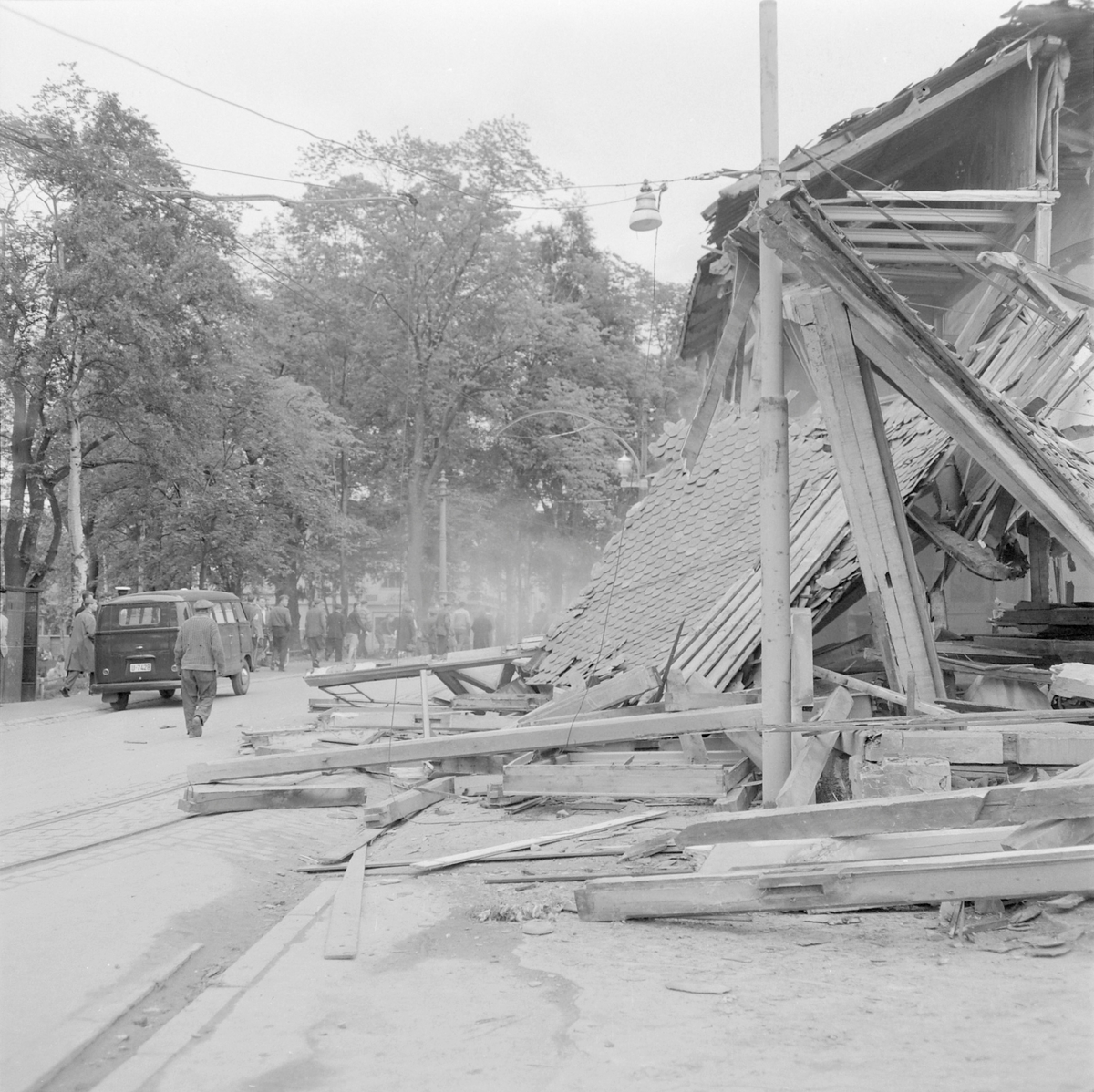 Fra rivingen av Hjorten Tivoli
