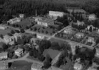 Flygfoto över Nässjö i Jönköpings län.  Nr: 1204/1957