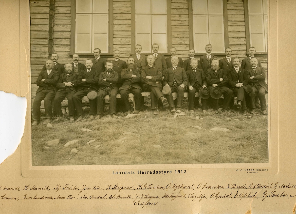 Lårdal heradstyre 1912