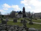 Exteriör, Nydala kyrka i Nydala socken, Värnamo kommun, under restaurering.