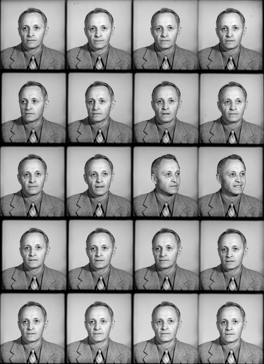 Hugo Fredriksson från Marma, Alunda socken, Uppland 1951