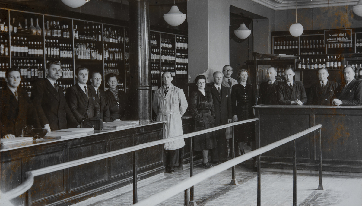 Samlagene. Butikken i Tønsberg. 