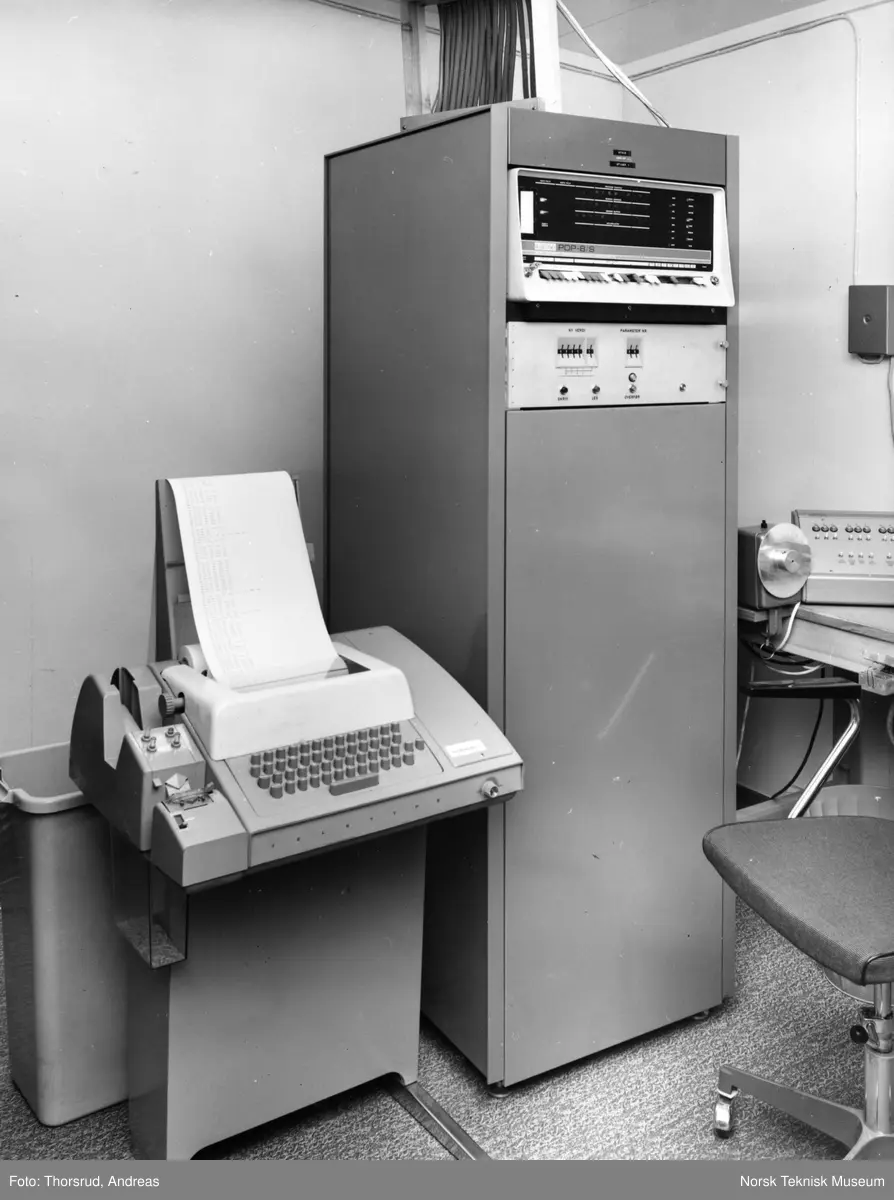 Registrering av manuell kjøring av stålovn IV i datamaskinrommet.