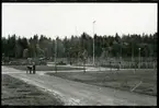 Idrottsplats vid Rönnby borg i Västerås.
Raä 79/74.