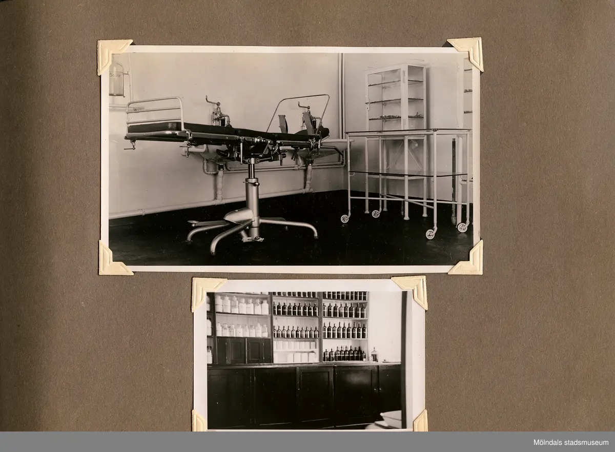 Fotografialbum som tillhört missionären Helga Andreasson. Albumet börjar med bilder från Roodeport 1932.

Helga Andreasson växte upp i Mölndal och efter avslutad skolgång utbildade hon sig till sjuksköterska och diakonissa vid Bräcke diakonianstalt. År 1931 reste hon ut till Zululand i Sydafrika och arbetade där som missionär för Svenska Kyrkans Mission. I närmare 40 år kom Helga Andreasson att arbeta i Sydafrika med kyrka och mission. 

Givaren Lilly Nygren är syster till Helga Andreasson, som var äldsta systern i en barnskara av sex.
Foton, diabilder, böcker mm. efter Helga Andreasson finns förvarade i Föreningsarkivet i Mölndal.