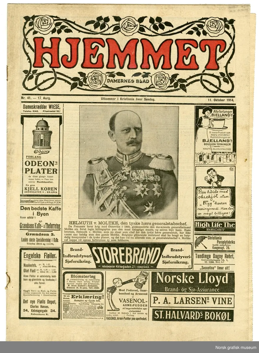 HJEMMET: 11. oktober 1914.