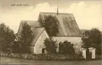 Vykort med motiv över Alnö gamla kyrka.