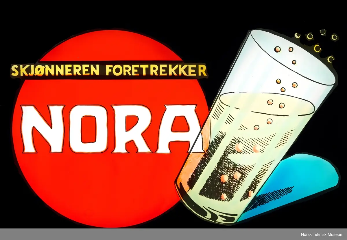 Kinoreklame for Nora Fabrikker A/S
