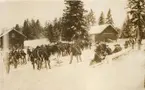 Vinterövning för elever på Krigsskolan Karlberg, troligen i Åre.