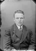 Bror Jansson från Gisselbol, Knutby socken, Uppland 1935