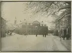 Sundsvallsbanken i Hudiksvall. Vintertid.