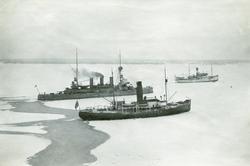 Ekeröfjärden
"Oscar II", "Isbrytaren", "Heimdall"