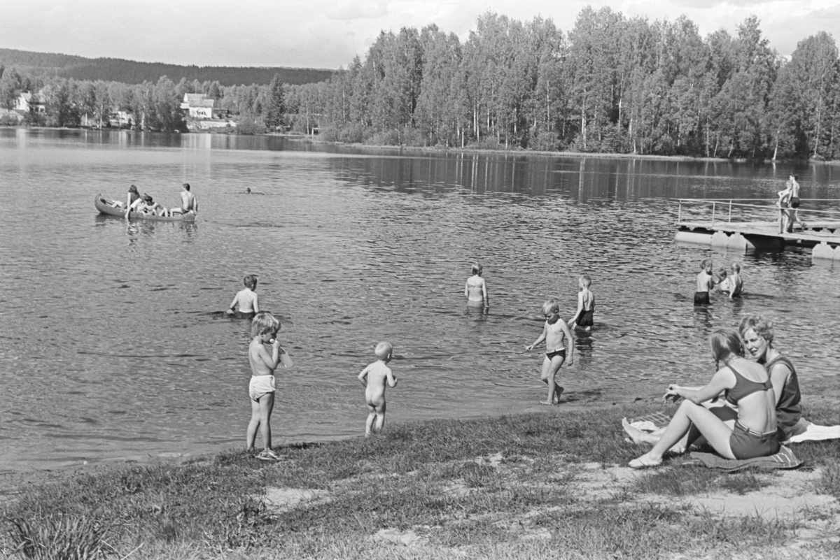 Sagtjernet, badeliv, Elverum.