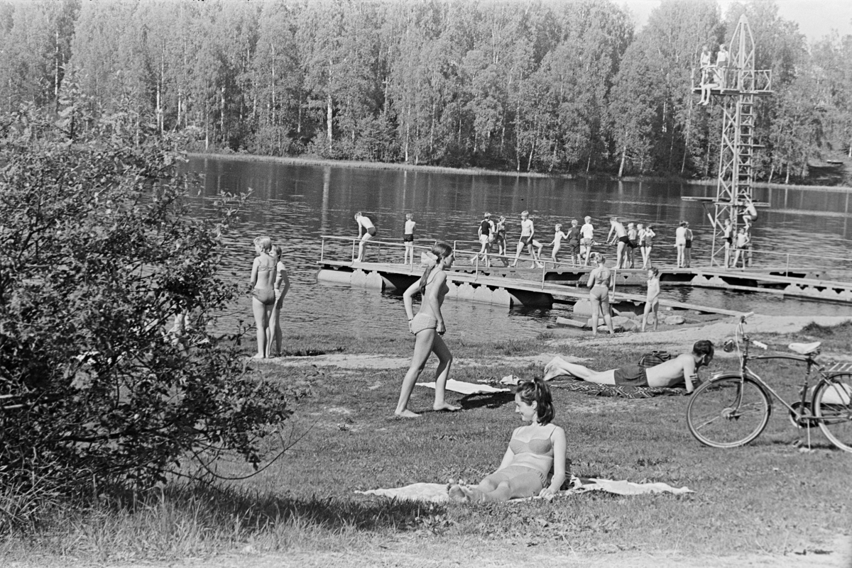 Sagtjernet, badeliv, Elverum.