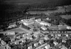 Flygfoto över Värnamo Lasarett i Jönköpings län. Nr: 158/1960