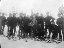 Christiania Skiklubs utflukt til Røa.