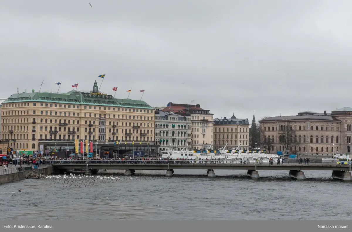 Klimatstrejk, skolstrejk. Skolungdomar tågar från Sergels torg till Mynttorget. Den globala ungdomsledda rörelsen Fridays for future och dess grundare Greta Thunberg är på plats.