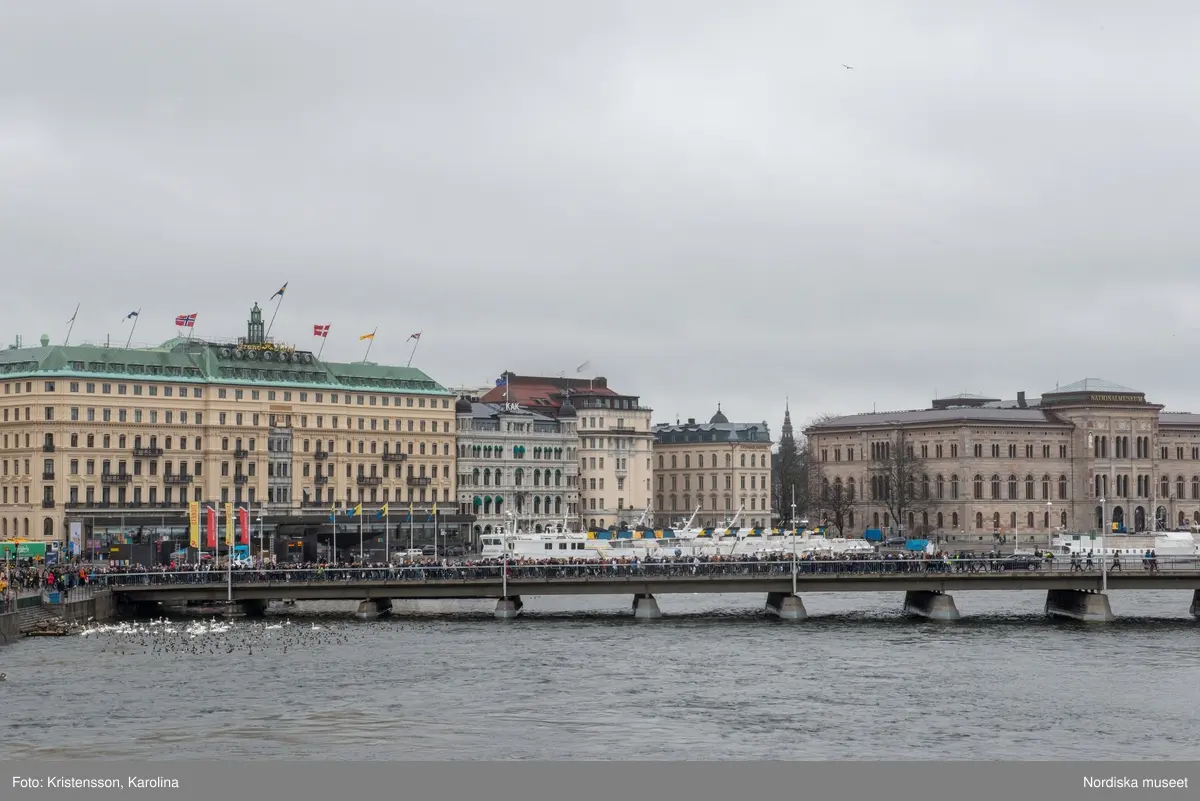 Klimatstrejk, skolstrejk. Skolungdomar tågar från Sergels torg till Mynttorget. Den globala ungdomsledda rörelsen Fridays for future och dess grundare Greta Thunberg är på plats.