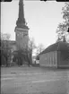 Västerås Domkyrka samt Stifts- och läroverksbiblioteket.