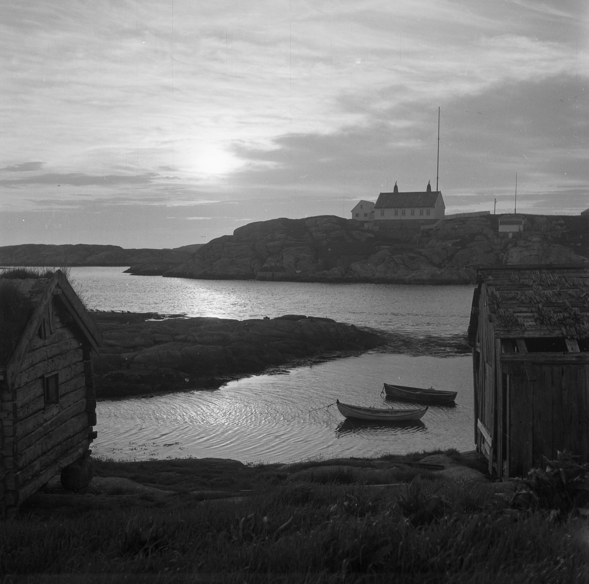 Parti ved Halten fyr
