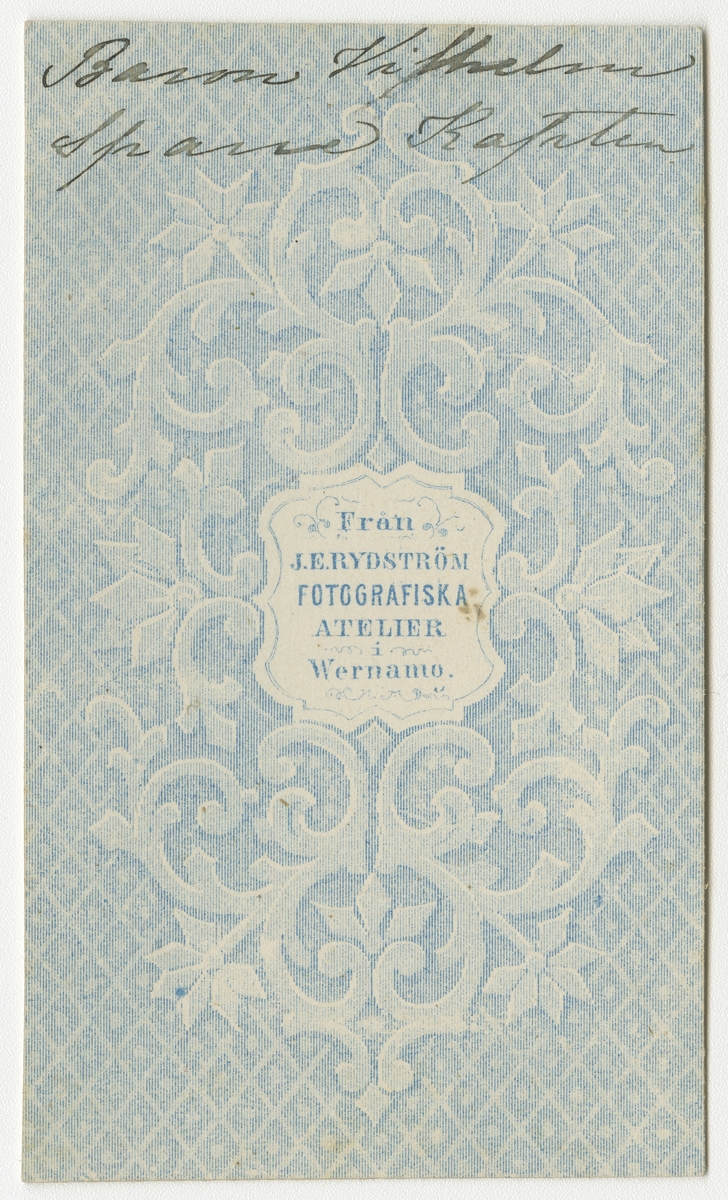 Porträtt av kapten Wilhelm Sparre.
