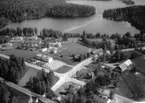 Flygfoto över Stensjön i Nässjö kommun, Jönköpings län. Nr: 1039/1961