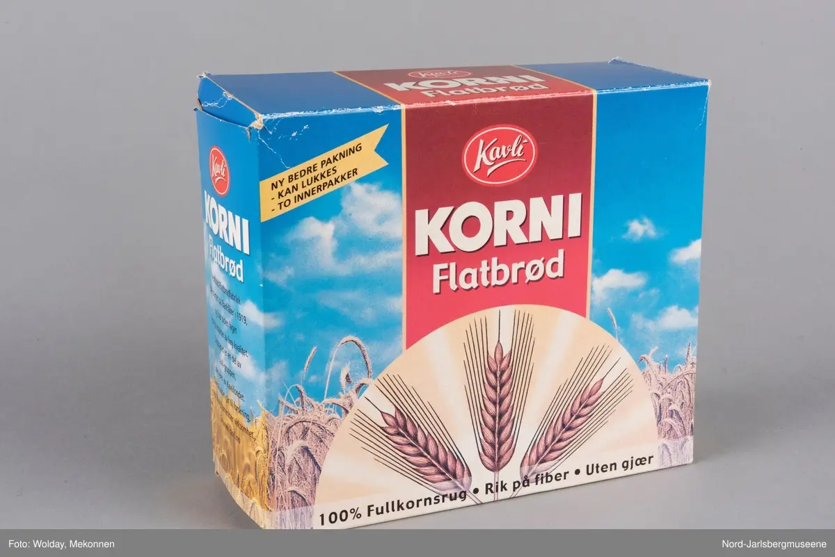 Emballasje med innhold (flatbrød)