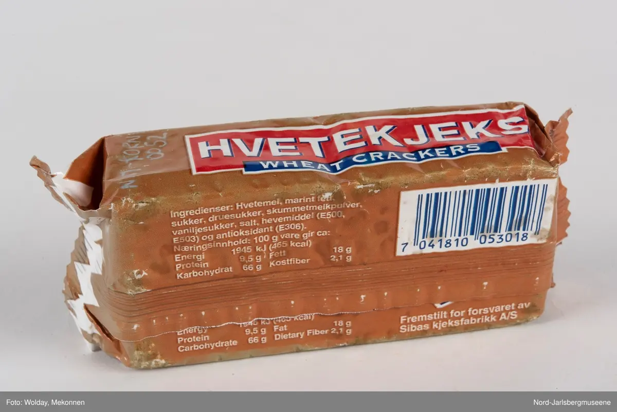 Emballasje med innhold (kjeks)