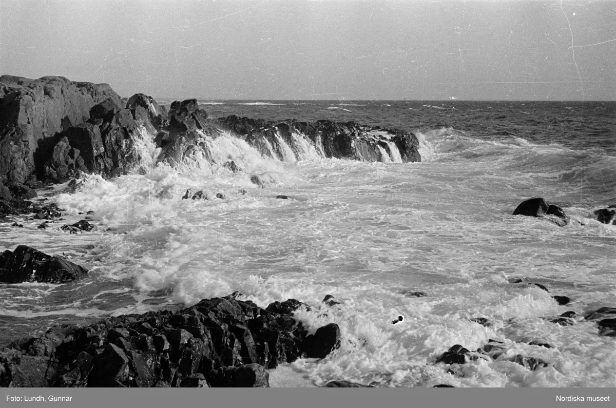 Motiv: Skåne, Kullen, Mölle;
En häst går upp ur vattnet, en man håller upp ett knippe med fisk, fåglar går i gräset, detalj av hustak.

Motiv: Skåne, Kullen, Storm vid Kullens fyr;
Landskapsvy med klippor och hav, pojkar med cyklar med packning, en man och en kvinna med cyklar med packning, en kvinna skalar potatis, porträtt av en kvinna, två kvinnor går på en stig, skylt "Tobaksrökning är inom härvarande furu ochgranskogar samt ljungmarker förbjuden från den 1 April till den 1 Oktober vid 25 kronors vite. Lösgående hund får icke medtagas", en kvinna går över en stenmur, landskapsvy med ängar, två kvinnor går på en gata med hus.