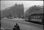 Aktiebolaget Stockholms Spårvägar, SS spårvagnståg vid ändhållplatsen på Fridhemsplan.