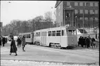 Aktiebolaget Stockholms Spårvägar, SS A29 174 vid Fridhemsplan hållplats. Linje 13 Tegelbacken - Ulvsunda.