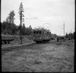 Vid Svenska Järnvägsklubben, SJKs höstutfärd på NKIJ ses Nordmark - Klarälvens Järnväg, NKlJ ellok 41.