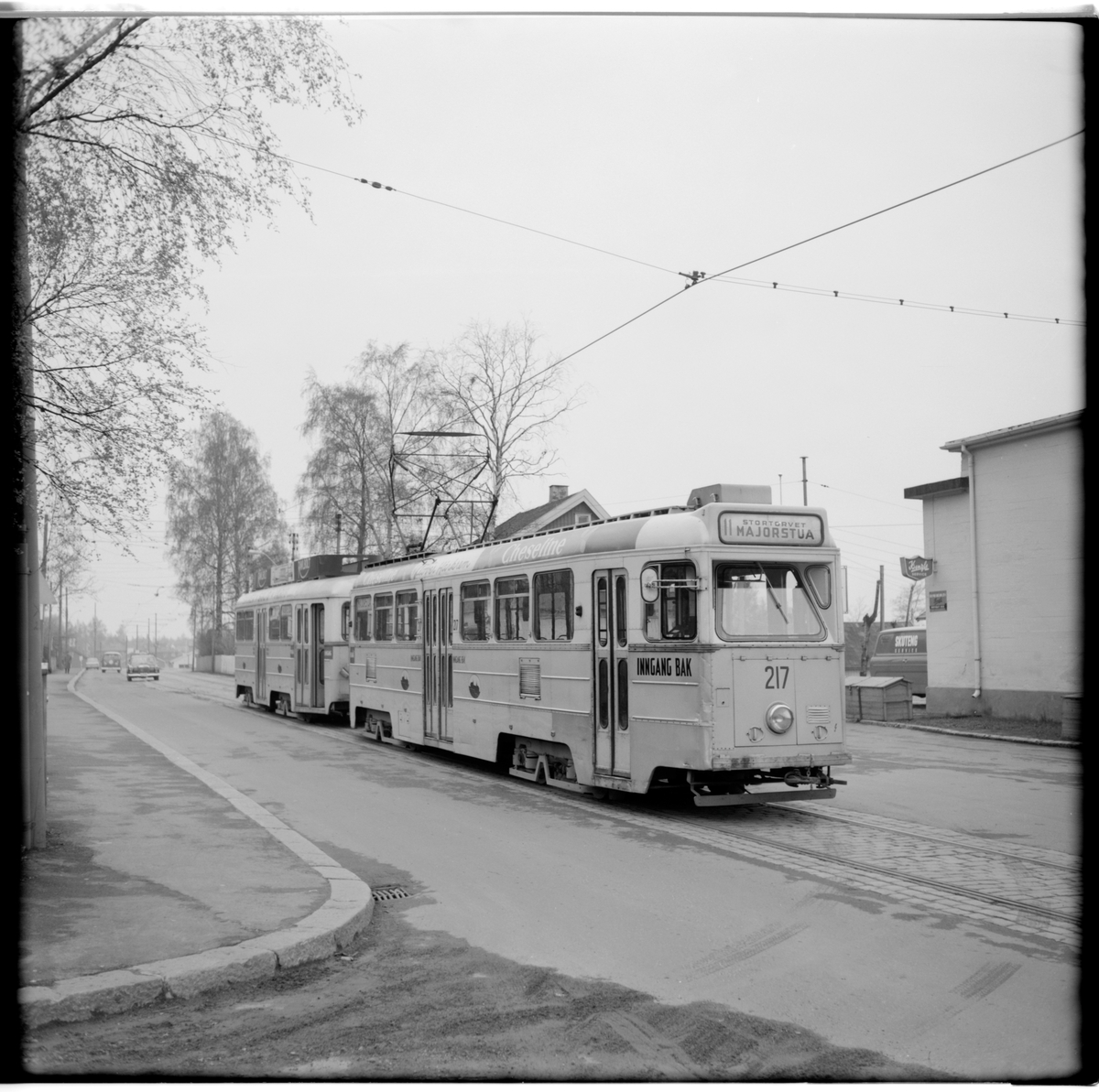 Aksjeselskap Oslo Sporveier, OS SM53 217 "Høka" i Kjelsås.