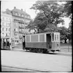 Skenrensningsvagn 105 på Gustav Adolfs torg.