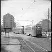 Helsingin Kaupupungin Liikennelaitos, HKL HP II 502 (II) linje 4 på hållplats Bredviksplatsen i Munksnäs.