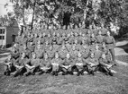 Volontärsoldatskolan S 1 Frösunda Stockholm sommaren 1941. Foto från Åke Dahlberg.