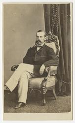 Porträtt av Constans Engqvist, underlöjtnant vid Andra livgr