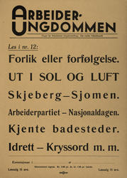 Arbeiderungdommen 1937 - 1938