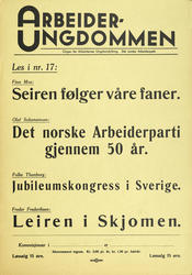 Arbeiderungdommen 1937 - 1938