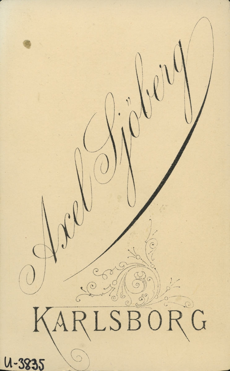 Mansporträtt. Major Gustaf Swedlund.