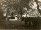 Landstormens mobilisering 1914, tal till deltagarna.