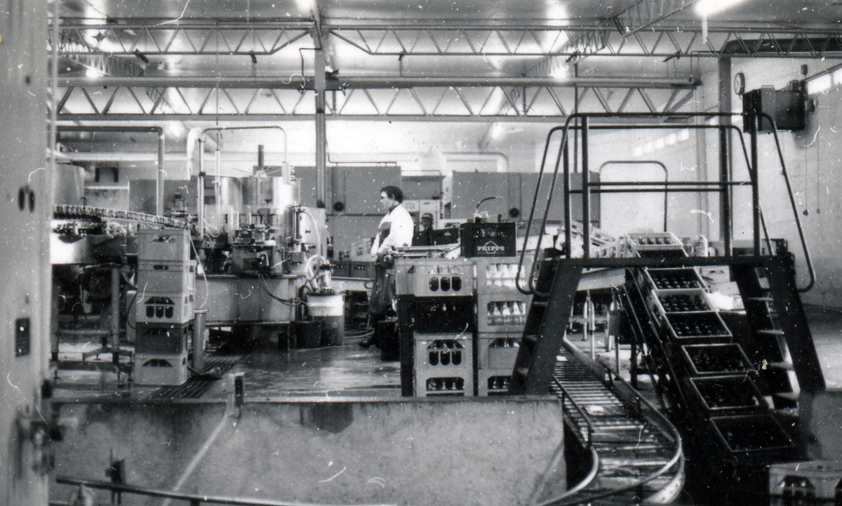 Bryggaregatan, Halmstad.
Appeltofftska Bryggeriet.
Från museipersonalens studiebesök den 29 januari 1980.